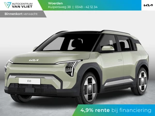 Kia EV3 Plus 58.3 kWh | Levering Mei | Navi | 17" | Adapt. Cruise | Clima | PDC | Dakrails | Stoel&Stuurverw. | Priv Glass | BSM | Private Lease € 516,- Actie !