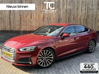 Audi A5 Sportback 1.4 TFSI S-line Automaat | Navigatiesysteem | Climate control | Cruise control | LED verlichting | Sportonderstel | Buitenspiegels elektrisch inklapbaar | 19 inch lichtmetalen velgen | Parkeersensoren voor en achter