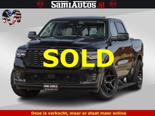 Dodge Ram Pick-Up TUNGSTEN BLACK OPS | 540 PK | HIGH END | MASSAGE | RAM VOL | LIMITED EDITION | DC | ROYALE 5 PERSOONS DUBBELE CABINE | GRIJSKENTEKEN | MEEST LUXE PICK UP | EERSTE EIGENAAR |