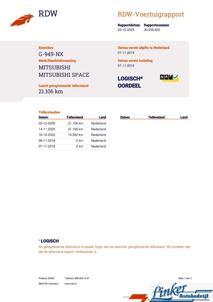 Hoofdafbeelding Mitsubishi Space Star