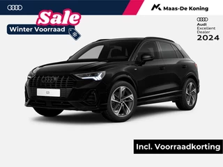 Audi Q3 S edition Competition 35 TFSI 150 PK · Panorama dak · SONOS Premium 3D · Adaptieve cruise control · Bekleding Leder/Alcantara