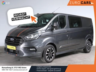 Ford Transit Custom 320 2.0 TDCI L2H1 170PK Sport Dubbele Cabine Aut. Airco ACC Bluetooth Navi Trekhaak