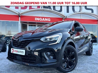 Hoofdafbeelding Renault Captur Renault Captur 1.3 TCE 140PK AUT. BLACK-EDITION MILD-HYBRID PANO-DAK NAVI CAMERA AIRCO LMV PDC