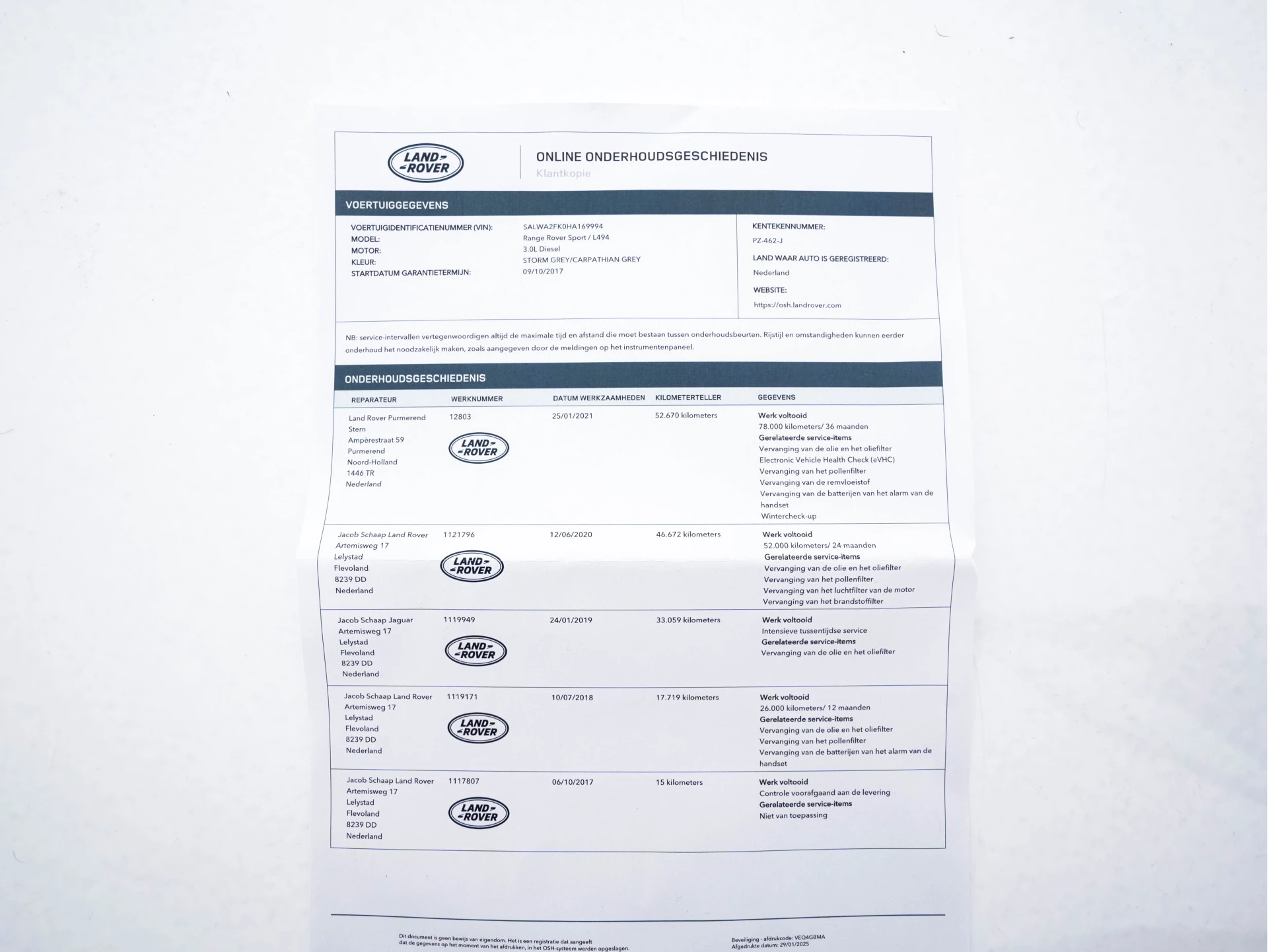Hoofdafbeelding Land Rover Range Rover Sport