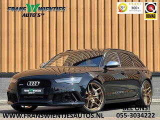 Hoofdafbeelding Audi RS6 Audi RS6 A6 Avant 4.0 TFSI quattro performance Pro Line Plus | 605 PK! | Keramische Remmen | Panoramadak | Leder | Apple Carplay | Android Auto | Adaptieve Cruise Control | Dodehoek Sensor | Lane Assist | Bose | 360° Graden Camera |