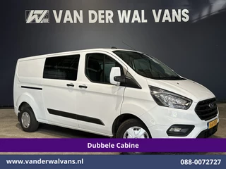 Ford Transit Custom 2.0 TDCI 131pk L2H1 Dubbele Cabine Euro6 Airco | 5-Zits | Apple Carplay | LED | Cruisecontrol | Stoelverwarming Android Auto, Parkeersensoren, Achterklep, 2800kg trekvermogen
