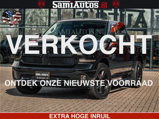 Dodge Ram Pick-Up BLACK OPS | 5.7 HEMI V8 402PK | MORIMOTO LED | Eerste Eigenaar | Diamond Black | Comfortabele Dubbele Cabine DC met Royale 5 Zitplaatsen |