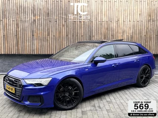 Audi A6 Avant 40 TFSI S edition Competition Automaat | Panoramadak | Trekhaak elektrisch uitklapbaar | Stoelverwarming | Afgevlakt stuurwiel | Cruise control adaptief & Lane assist | 20 inch velgen | Achteruitrijcamera