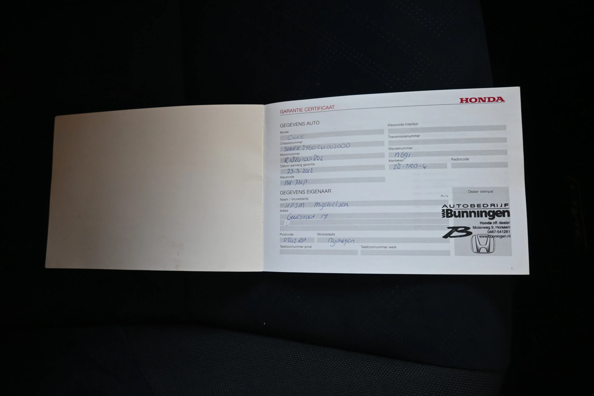 Hoofdafbeelding Honda Civic