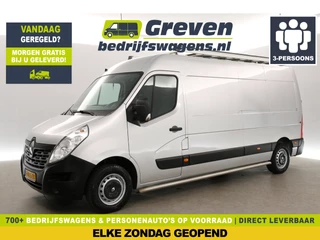 Renault Master T35 2.3 dCi L3H2 146PK Airco Cruise Navigatie PDC 3 Persoons Imperiaal Trekhaak