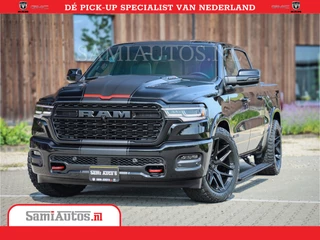 Dodge Ram 1500 Limited Night High Output 540HP 706Nm | Massage + Full Option | De Meest Luxe en Volle Pick-Up in zijn Klasse | Comfortabele Dubbele Cabine met Royale 5 Zitplaatsen | BPM vrij | Nu Leverbaar uit Voorraad | Voorraad Nr 2354 - 3380