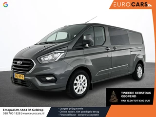 Ford Transit Custom 300 2.0 TDCI L2H1 Limited Dubbele Cabine Navi| Airco| 2 Schuifdeuren | Trekhaak| PDC| Carplay| DAB|