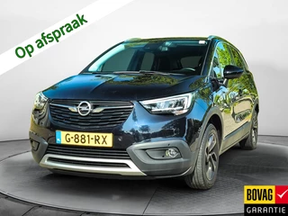 Opel Crossland X 1.2 Turbo 120 Jaar Edition (111 PK) 1e-Eig. & Dealer-Onderh. BOVAG-Garantie. NL-Auto. Navigatie/Apple-Carplay/Android-Auto. Cruisecontrol, Parkeersensoren-V+A, Achteruitrijcamera, DAB, Airco, Lm-Velgen-16Inch, Privacy-Glas