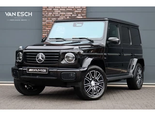 Hoofdafbeelding Mercedes-Benz G-Klasse Mercedes-Benz G-Klasse 580 EQ Exclusive AMG Line 116 kWh | Techniekpakket | Winterpakket | Distronic | Burmester | Keyless Go | Schuifdak | Verwarmd Stuurwiel | Exclusief Leder |