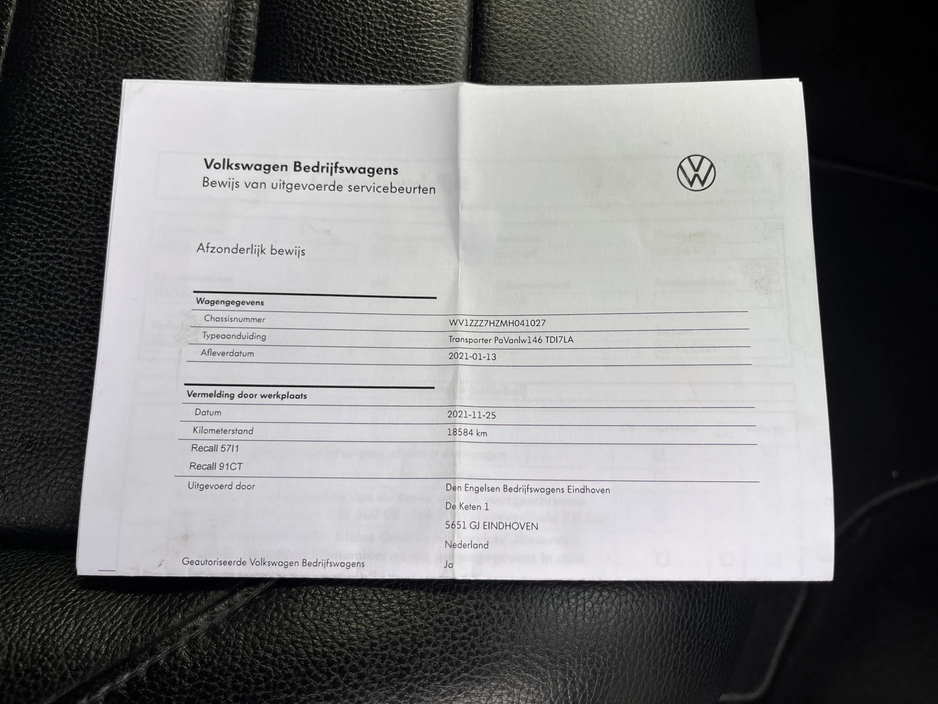 Hoofdafbeelding Volkswagen Transporter