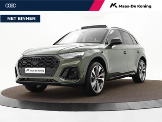 Audi Q5 55 TFSIe 367pk S-tronic Quattro Competition · Panoramadak · 360 Camera · Wegklapbare Trekhaak · Alarm · Dodehoeksensor · Matrix LED · 21'' Inch · Garantie t/m 24-06-2030 of 100.000km