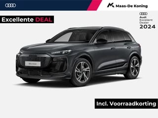 Hoofdafbeelding Audi Q6 e-tron Audi Q6 e-tron Launch Edition e-tron 252pk Audi Q6 e-tron Launch edition · Tech pakket · Glazen panoramadak