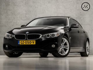 BMW 4 Serie Gran Coupé 418i Sport (GROOT NAVI, SAPHIRE METALLIC, DEALER ONDERHOUDEN, LED VERLICHTING, CLIMATE, LM VELGEN, GETINT GLAS, PARKEERSENSOREN, NIEUWE APK, NIEUWSTAAT)