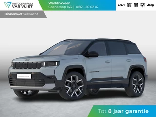 Jeep Compass First Edition 74 kWh | Adapt. Cruise | Camera | Carplay | 20" | Elektr. A-Klep | Navi | Winter Pack | Schuif/Kanteldak | Premium Pack | Conv. Pack | Warmtepomp
