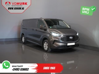 Ford Transit Custom 320 2.0 TDCI 136 pk Aut. L2 Trend BPM VRIJ! Garantie 3-28'/ LED/ Adapt.Cruise/ 2.7t Trekverm./ Carplay/ Camera/ Trekhaak