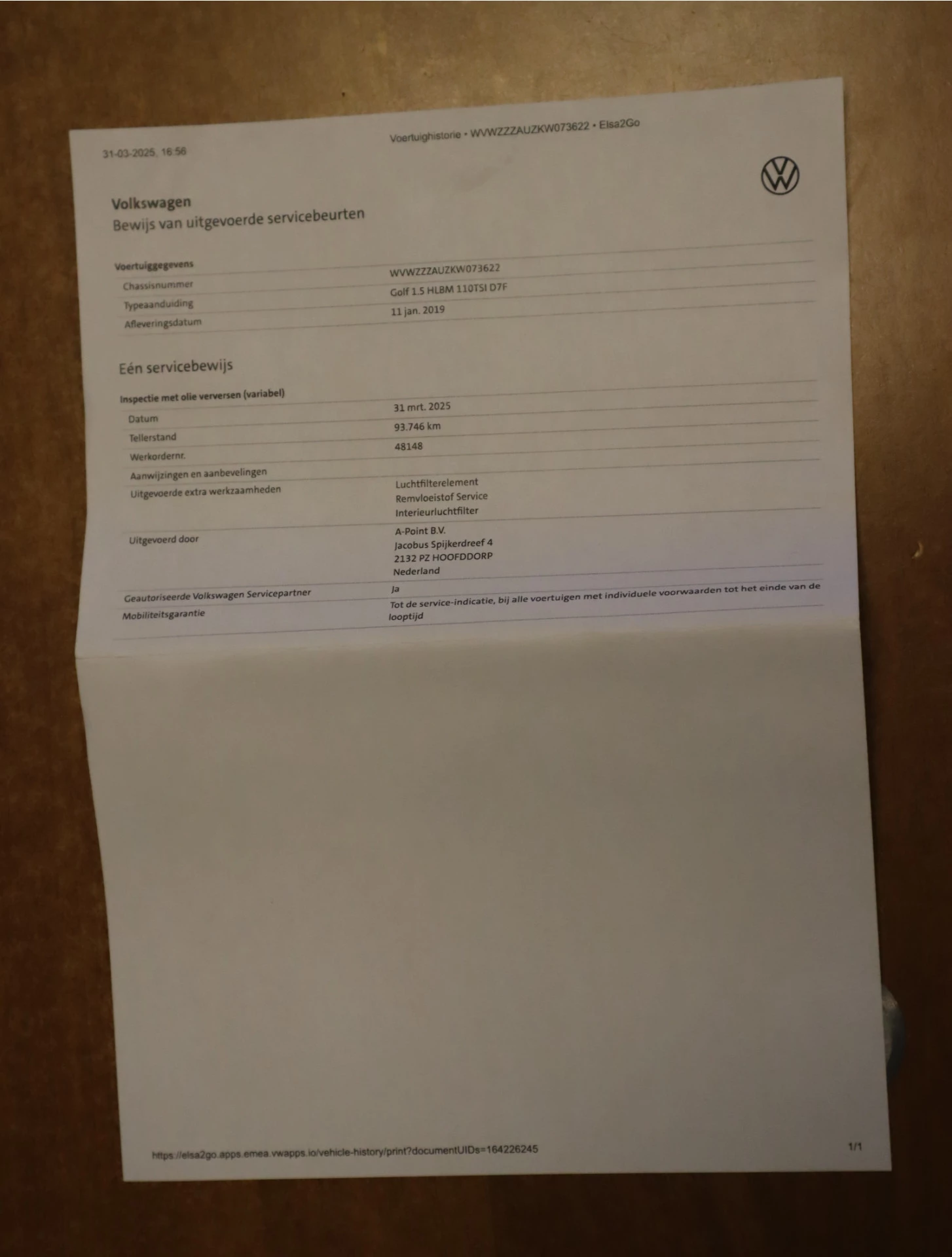 Hoofdafbeelding Volkswagen Golf