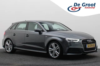 Audi A3 Sportback 35 TFSI CoD Advance Sport Leder/Stof, Stoelverwarming, Apple Carplay, Camera, Trekhaak, LED, 18''