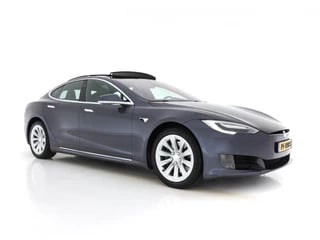 Hoofdafbeelding Tesla Model S Tesla Model S 235 Kw Base [ 3-Fase ] (INCL-BTW) *PANO | AUTO-PILOT | KEYLESS | FULL-LED | 1/2-LEDER | NAVI-FULLMAP | SURROUND-VIEW | APP-CONNECT | LANE-ASSIST | VIRTUAL-COCKPIT | DAB | SPORT-SEATS | 19"ALU