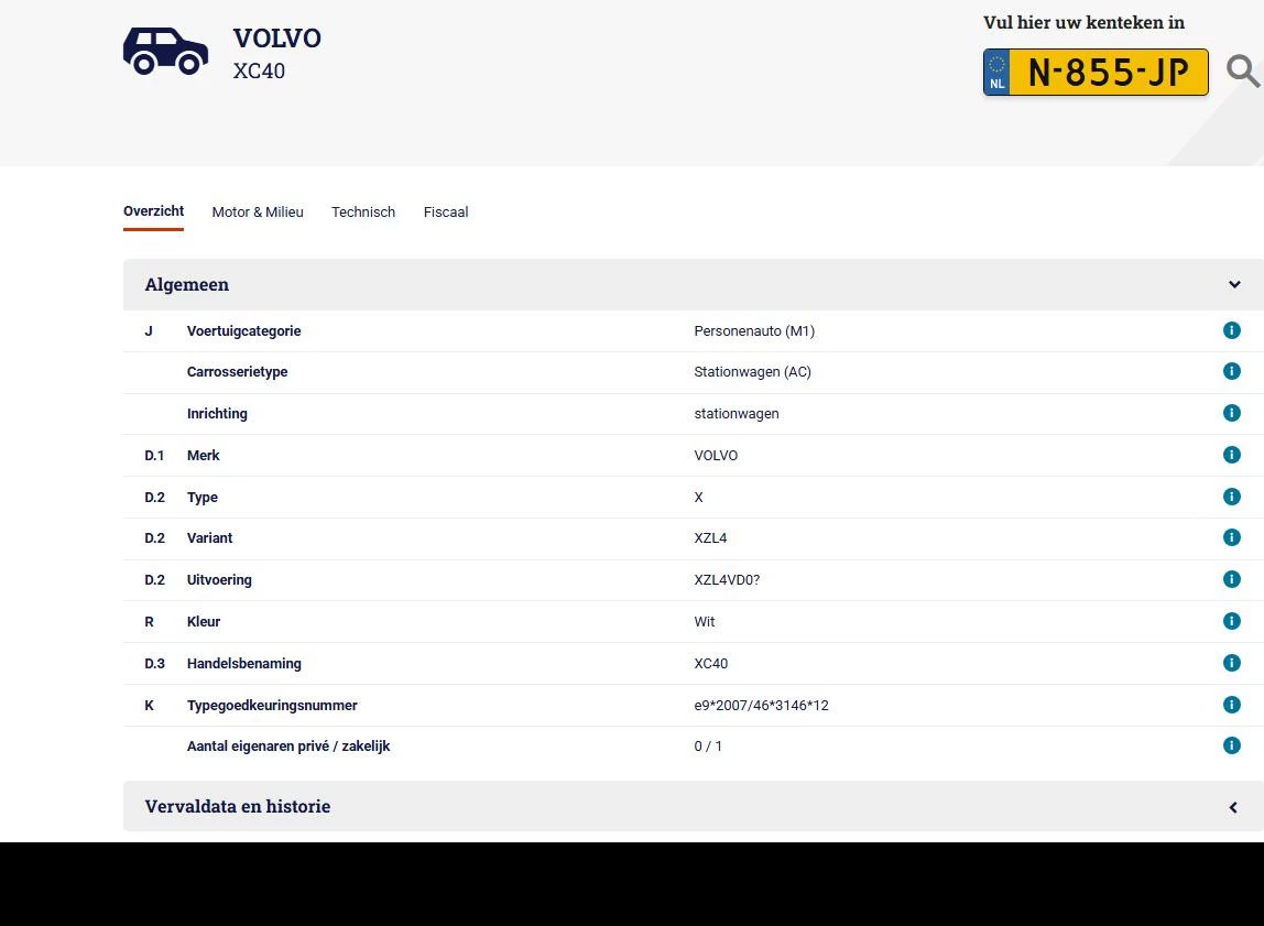 Hoofdafbeelding Volvo XC40