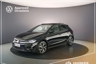 Volkswagen Polo R-Line Business 1.0 TSI 95pk DSG Automaat Panoramadak, Adaptive cruise control, Navigatie, Achteruitrijcamera, Stoelverwarming, LED matrix koplampen