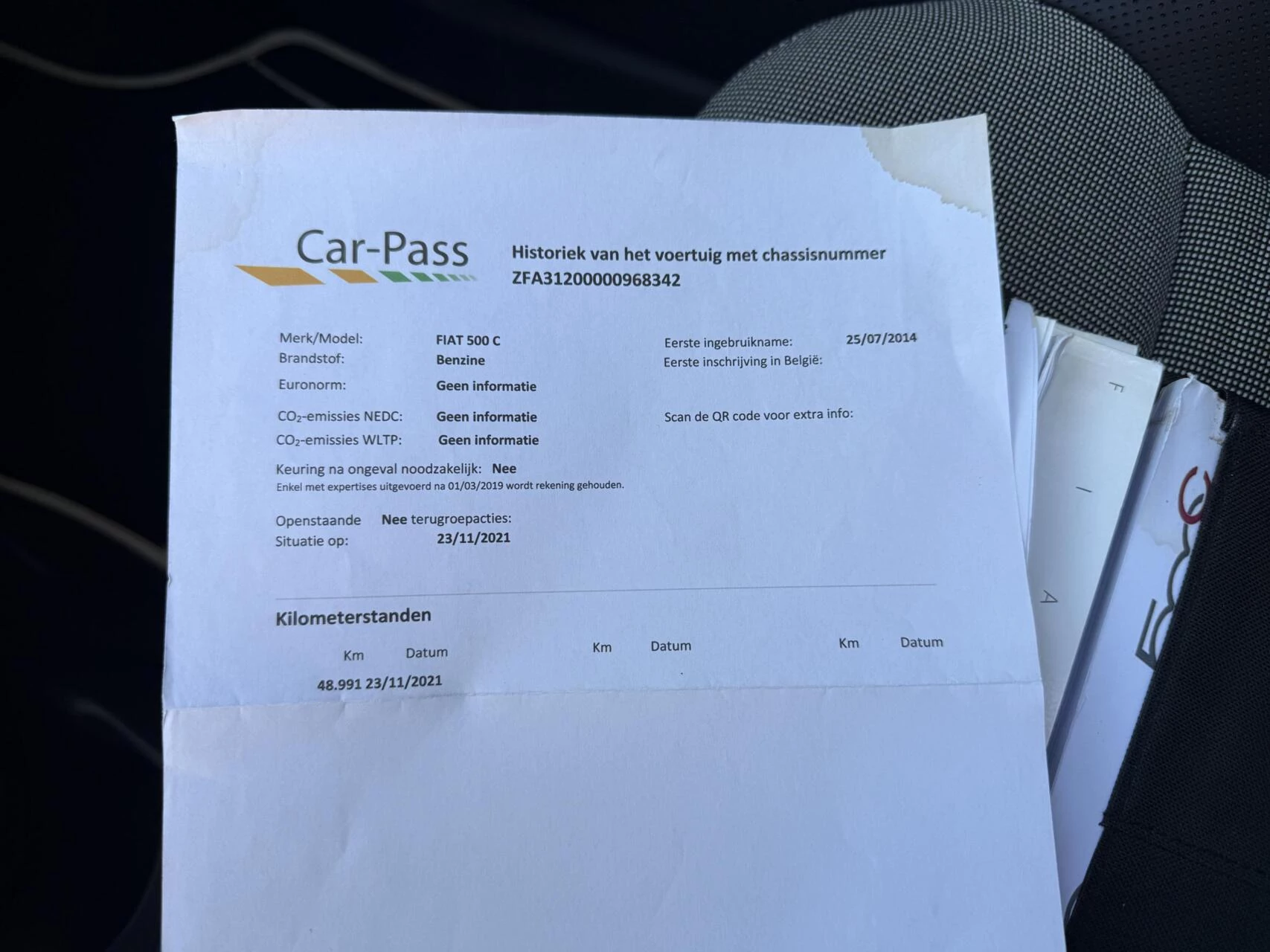 Hoofdafbeelding Fiat 500C