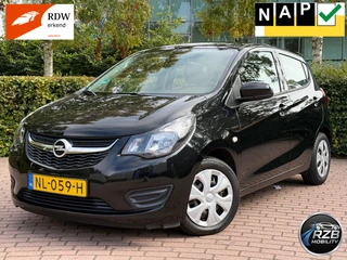 Opel Karl 1.0 Ecoflex 5DR 2017 Zwart Airco Cruise NAP 1E EIG