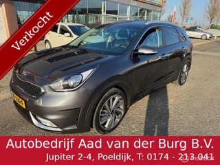 Kia Niro 1.6 GDi Hybrid Busines edition,  Luxe uitvoering  ,Schuif- / Kantel dak , 18 inch velgen , Trekhaak 13 polig  , Stoel Verwarming , Stuur verwarming , Parkeerhulp achter , Navi & camera , Apple carplay & Android auto