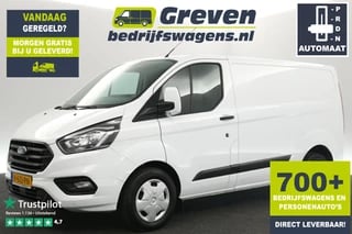 Ford Transit Custom 2.0 TDCI L1H1 Automaat Airco Cruise 3 Persoons PDC LED Elektrpakket Schuifdeur Trekhaak