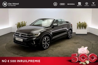 Volkswagen T-Roc Cabrio 1.5 TSI 150pk DSG R-Line | 19" LM Velgen, Achteruitrijcamera, Matrix LED Koplampen |