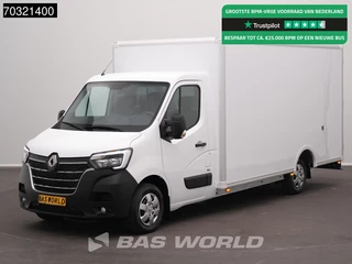Renault Master 165PK Lowliner Bakwagen LED Navi Airco Cruise Euro6 Meubelbak Koffer Verkoopwagen Pakketwagen Airco Cruise control