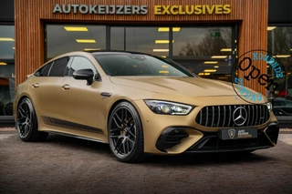Hoofdafbeelding Mercedes-Benz AMG GT Mercedes-Benz AMG GT 53 AMG Edition Magno Gold Panodak Burmester Memory Stoelventilatie Widescreen 360 Camera
