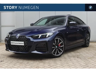 Hoofdafbeelding BMW 4 Serie BMW 4 Serie Gran Coupé 430i xDrive High Executive M Sport Automaat / Schuif-kanteldak / Trekhaak / M Adaptief onderstel / Comfort Access / Adaptieve LED / Stoelverwarming / Harman Kardon