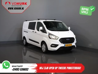 Ford Transit Custom 2.0 TDCI L2 Trend DC Dubbel Cabine Stoelverw./ Carplay/ 2.7t Trekverm./ Navi/ PDC/ Cruise