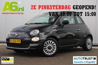 Fiat 500 1.0 Hybrid Lounge Schuifdak Cruise Control Carplay Android Navigatie Airco 15 inch LMV