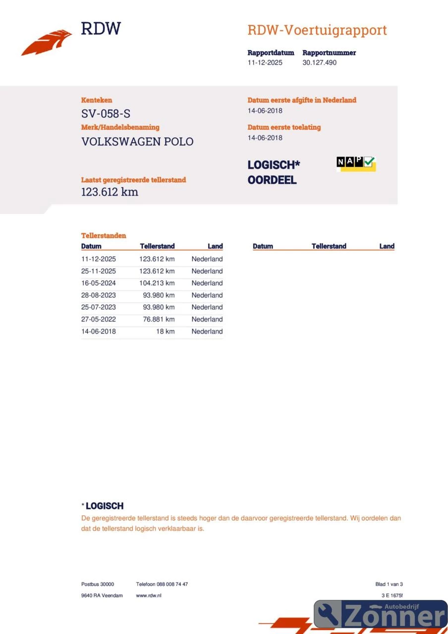 Hoofdafbeelding Volkswagen Polo