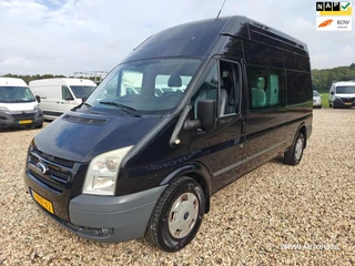 Ford Transit 330L 2.4 140 pk TDCI Dubbele Cabine 5 Pers, H3 L2 , 1e Eig, Airco , Geen btw