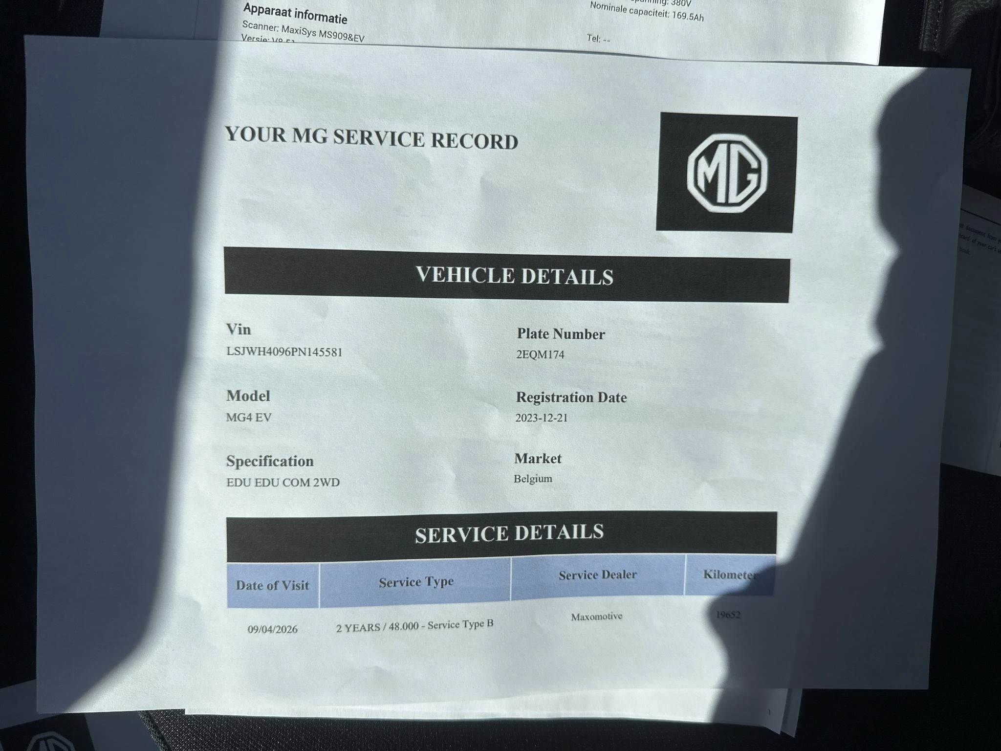 Hoofdafbeelding MG MG4