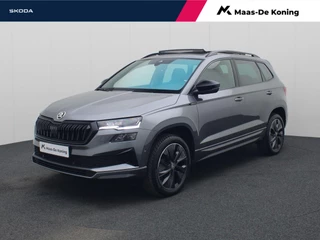 Hoofdafbeelding Škoda Karoq Skoda Karoq 1.5TSI/150PK ACT Sportline DSG · Panoramadak · 360°Camera + Parkeersensoren · Navigatie · Garantie t/m 27-02-2030 of 100000km