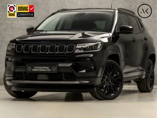 Jeep Compass 4xe 240 Plug-in Hybrid Electric S (APPLE CARPLAY, GROOT NAVI, CAMERA, ELEKTRISCHE STOELEN, LEDER, NIEUWE APK, NIEUWSTAAT)