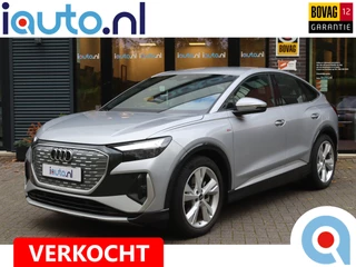 Hoofdafbeelding Audi Q4 e-tron Audi Q4 e-tron Sportback 40 S edition 77 kWh S-Line/Camera/Keyless/Head-up/Elek. klep/ACC/20"/Trekhaak wegkl.