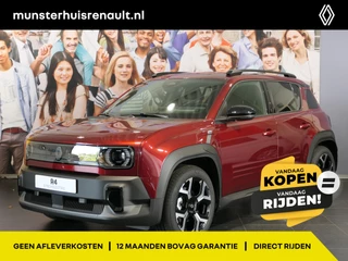 Renault 4 comfort range techno 52 kWh - Occasion Lease vanaf €559 p/m - *DEMO* - One Pedal - Stoel/Stuurverwarming - Camera