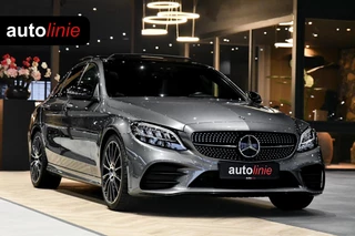 Mercedes-Benz C-klasse 200 AMG Night ed. Pano, ACC, Keyless, Leder, Camera, Sfeer, Dodeh, CarPlay!