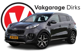 Kia Sportage 1.6 T-GDI Aut. 4WD GT-Line PlusLine ✅ Pano ✅ Leder ✅ Stoel+Stuurverwarming