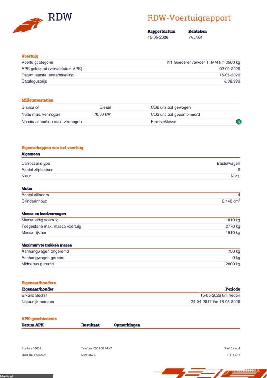 Hoofdafbeelding Mercedes-Benz Vito