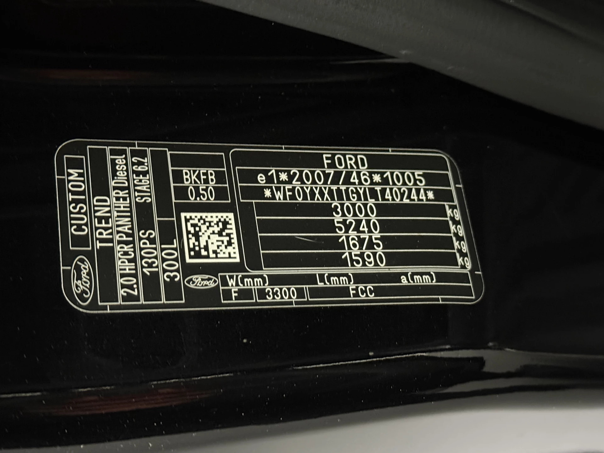 Hoofdafbeelding Ford Transit Custom